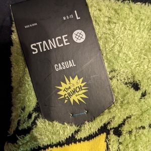 Stance Grinch socks size Large
